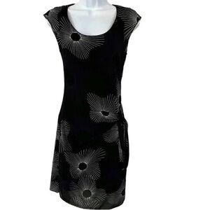 Elegant Black Floral Dress